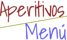 Aperitivos Menú
